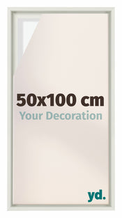 Lyon MDF Baklijst 50x100cm Wit Mat Voorzijde Maat | Yourdecoration.be