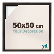 Lyon MDF Baklijst 50x50cm Donker Eiken Voorzijde Maat | Yourdecoration.be