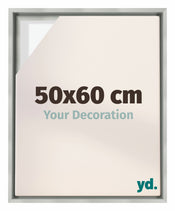 Lyon MDF Baklijst 50x60cm Zilver Mat Voorzijde Maat | Yourdecoration.be