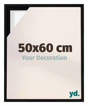 Lyon MDF Baklijst 50x60cm Zwart Mat Voorzijde Maat | Yourdecoration.be