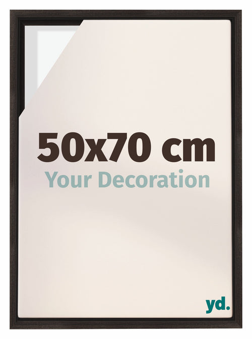 Lyon MDF Baklijst 50x70cm Donker Eiken Voorzijde Maat | Yourdecoration.be