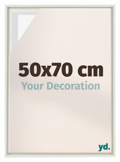 Lyon MDF Baklijst 50x70cm Wit Mat Voorzijde Maat | Yourdecoration.be