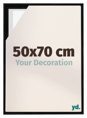 Lyon MDF Baklijst 50x70cm Zwart Mat Voorzijde Maat | Yourdecoration.be