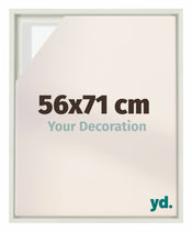 Lyon MDF Baklijst 56x71cm Wit Mat Voorzijde Maat | Yourdecoration.be