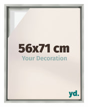 Lyon MDF Baklijst 56x71cm Zilver Mat Voorzijde Maat | Yourdecoration.be