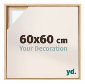 Lyon MDF Baklijst 60x60cm Beuken Voorzijde Maat | Yourdecoration.be