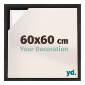Lyon MDF Baklijst 60x60cm Donker Eiken Voorzijde Maat | Yourdecoration.be