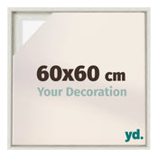 Lyon MDF Baklijst 60x60cm White Wash Voorzijde Maat | Yourdecoration.be