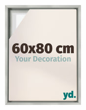 Lyon MDF Baklijst 60x80cm Zilver Mat Voorzijde Maat | Yourdecoration.be