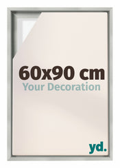 Lyon MDF Baklijst 60x90cm Zilver Mat Voorzijde Maat | Yourdecoration.be