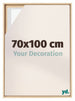Lyon MDF Baklijst 70x100cm Beuken Voorzijde Maat | Yourdecoration.be