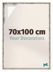 Lyon MDF Baklijst 70x100cm Wit Vintage Voorzijde Maat | Yourdecoration.be