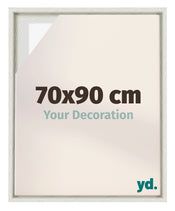 Lyon MDF Baklijst 70x90cm White Wash Voorzijde Maat | Yourdecoration.be