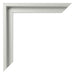Lyon MDF Baklijst Zilver Mat Hoek | Yourdecoration.be