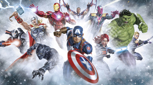 Marvel Avengers Strike Fotobehang DX9 199 | Yourdecoration.be