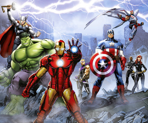 Marvel Avengers Ultimate Warriors Fotobehang DX6 183 | Yourdecoration.be