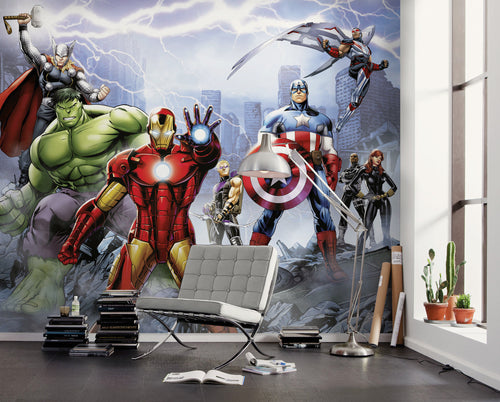Marvel Avengers Ultimate Warriors Interieur Fotobehang DX6 183 | Yourdecoration.be