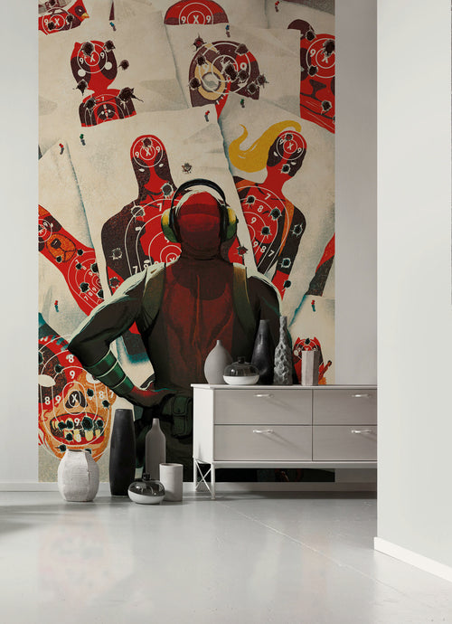 Marvel Deadpool Target Shooting Interieur Fotobehang DX3 174 | Yourdecoration.be