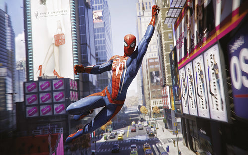 Marvel Spider Man City Swing Fotobehang DX8 239 | Yourdecoration.be