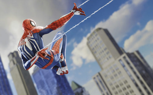 Marvel Spider Man Spider Shooting Fotobehang DX8 240 | Yourdecoration.be