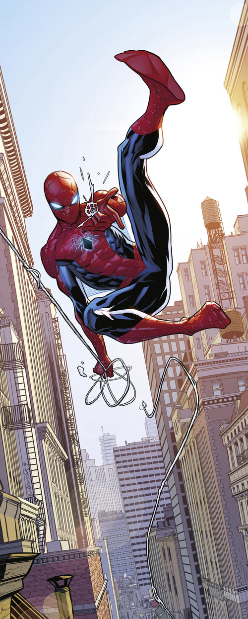 Marvel Spider Man Swinging Fotobehang DX2 232 | Yourdecoration.be