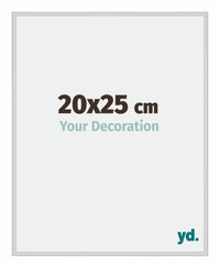 Miami Aluminium Fotokader 20x25cm Zilver Mat Voorzijde Maat | Yourdecoration.be