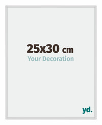 Miami Aluminium Fotokader 25x30cm Zilver Mat Voorzijde Maat | Yourdecoration.be