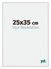 Miami Aluminium Fotokader 25x35cm Zilver Mat Voorzijde Maat | Yourdecoration.be