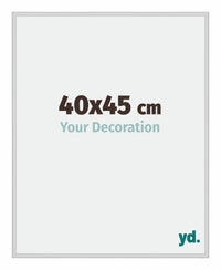Miami Aluminium Fotokader 40x45cm Zilver Mat Voorzijde Maat | Yourdecoration.be