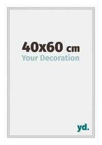 Miami Aluminium Fotokader 40x60cm Zilver Mat Voorzijde Maat | Yourdecoration.be