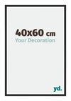 Miami Aluminium Fotokader 40x60cm Zwart Hoogglans Voorzijde Maat | Yourdecoration.be