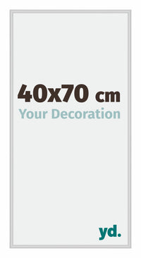 Miami Aluminium Fotokader 40x70cm Zilver Mat Voorzijde Maat | Yourdecoration.be