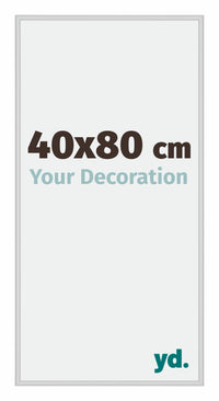 Miami Aluminium Fotokader 40x80cm Zilver Mat Voorzijde Maat | Yourdecoration.be