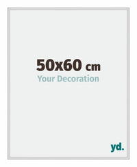 Miami Aluminium Fotokader 50x60cm Zilver Mat Voorzijde Maat | Yourdecoration.be
