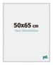 Miami Aluminium Fotokader 50x65cm Zilver Mat Voorzijde Maat | Yourdecoration.be