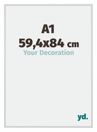 Miami Aluminium Fotokader 59 4x84cm A1 Zilver Mat Voorzijde Maat | Yourdecoration.be