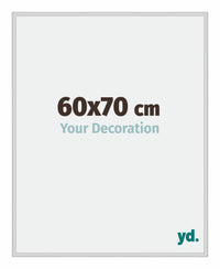 Miami Aluminium Fotokader 60x70cm Zilver Mat Voorzijde Maat | Yourdecoration.be