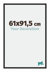 Miami Aluminium Fotokader 61x91 5cm Zwart Hoogglans Voorzijde Maat | Yourdecoration.be