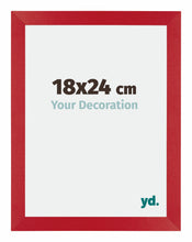 Mura MDF Fotokader 18x24cm Rood Voorzijde Maat | Yourdecoration.be