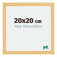 Mura MDF Fotokader 20x20cm Beuken Decor Voorzijde Maat | Yourdecoration.be