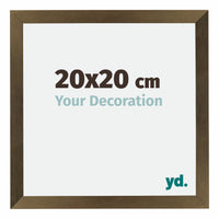Mura MDF Fotokader 20x20cm Brons Decor Voorzijde Maat | Yourdecoration.be