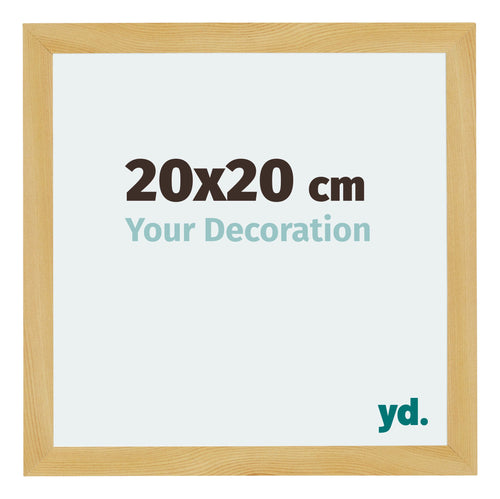 Mura MDF Fotokader 20x20cm Grenen Decor Voorzijde Maat | Yourdecoration.be