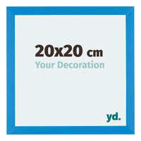 Mura MDF Fotokader 20x20cm Helder Blauw Voorzijde Maat | Yourdecoration.be