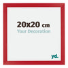 Mura MDF Fotokader 20x20cm Rood Voorzijde Maat | Yourdecoration.be