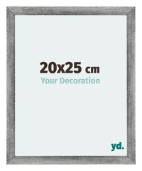 Mura MDF Fotokader 20x25cm Grijs Geveegd Voorzijde Maat | Yourdecoration.be