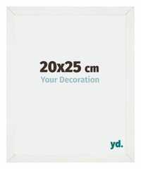 Mura MDF Fotokader 20x25cm Wit Geveegd Voorzijde Maat | Yourdecoration.be