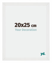 Mura MDF Fotokader 20x25cm Wit Hoogglans Voorzijde Maat | Yourdecoration.be