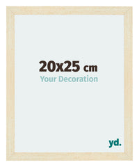 Mura MDF Fotokader 20x25cm Zand Geveegd Voorzijde Maat | Yourdecoration.be