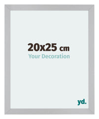 Mura MDF Fotokader 20x25cm Zilver Mat Voorzijde Maat | Yourdecoration.be