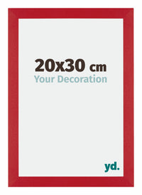 Mura MDF Fotokader 20x30cm Rood Voorzijde Maat | Yourdecoration.be